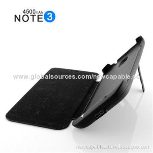 External Backup Battery Case for Samsung Note 3, 4,500mAh Capacity with Various Colors Available